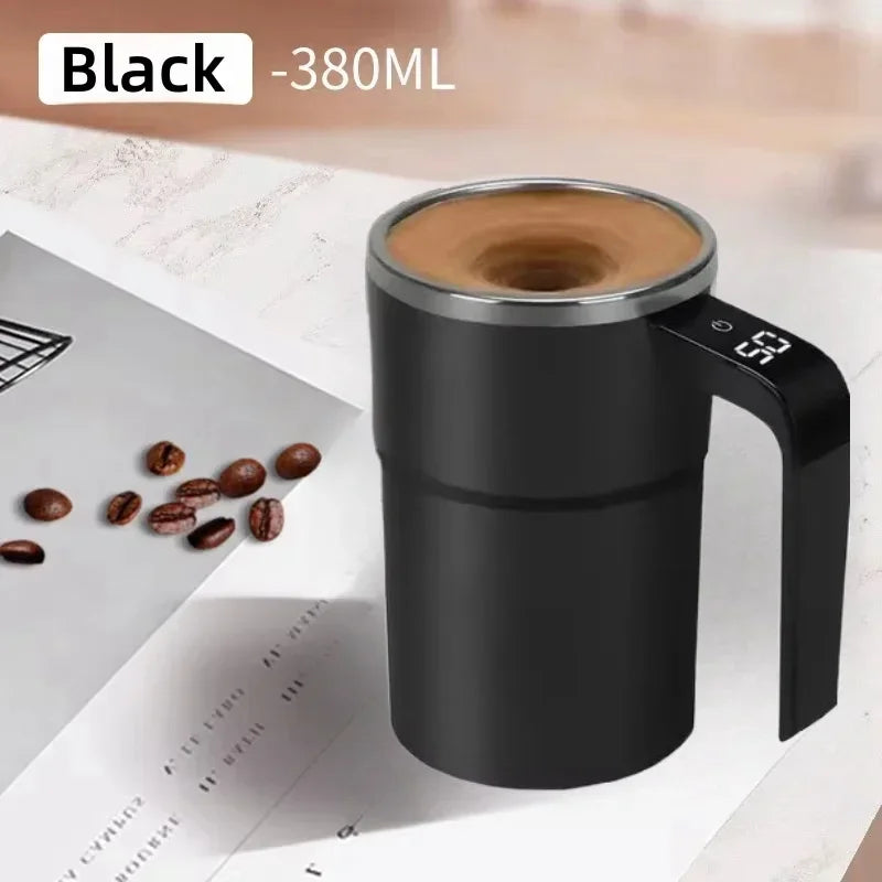 Revolutionary Automatic Stirring Cup - Rechargeable Portable Electric Mixer for Effortless Coffee Blending