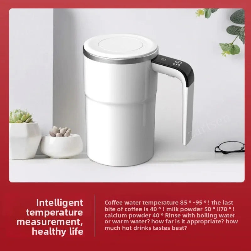 Revolutionary Automatic Stirring Cup - Rechargeable Portable Electric Mixer for Effortless Coffee Blending