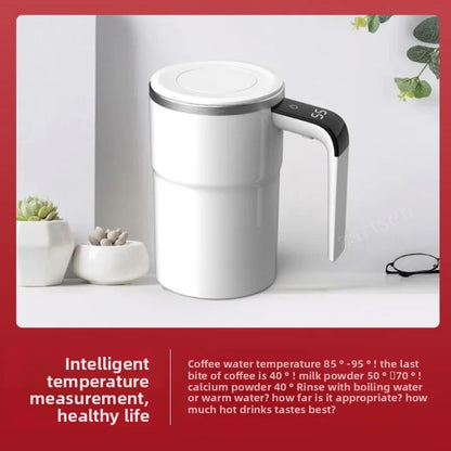 Revolutionary Automatic Stirring Cup - Rechargeable Portable Electric Mixer for Effortless Coffee Blending