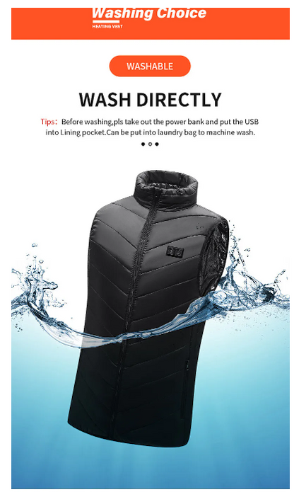 21 Heated Vest Zones Electric Heated Jackets Men & Women Sportswear Heated Coat Graphene Heat Coat USB Heating Jacket